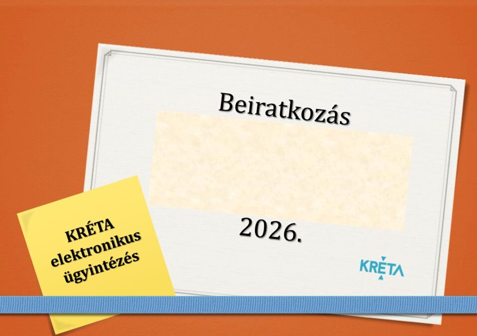 ISKOLAVÁLTÁS /BEIRATKOZÁS – KRÉTA TEENDŐK